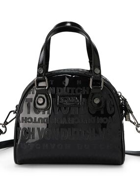 Von Dutch Black Patent Bag